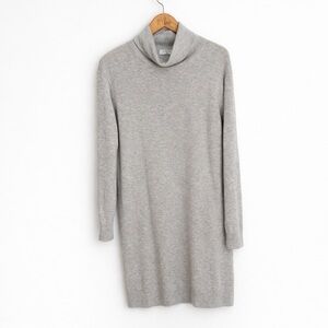 Babaton - Wool Linen Blend Turtleneck Sweater Dress - Size M